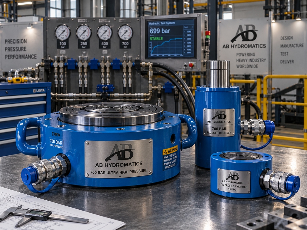 Ultra High-Pressure & Plunger Cylinders (Up to 700 Bar)